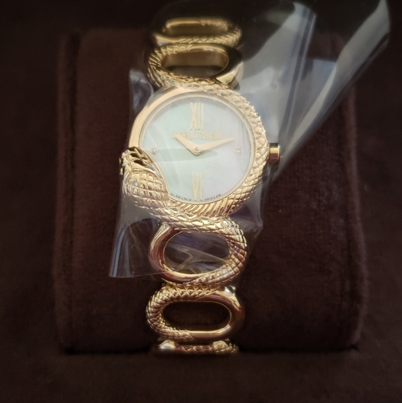 Roberto Cavalli by Franck Muller Snake Bracelet Watch ( RV2L016M0026 ) - Picture 3 of 8